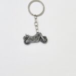 Брелок Мотоцикл 4.5см арт.23618-1 металлический серебро