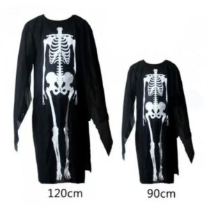 Накидка на Хэллоуин Скелет 120см арт.tr3020