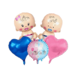 Шары фольга набор Girl or Boy уп 5шт арт.xy-497