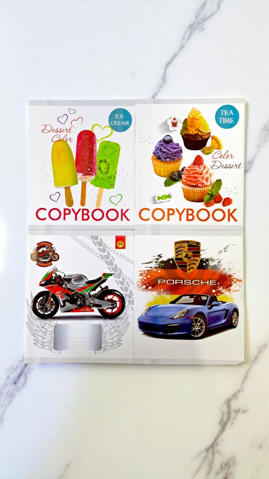 Тетрадь общая Вектор 24л в клетку ассорти Тетрадь общая Вектор 24л в клетку ассорти