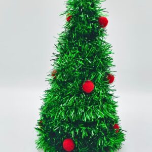 Декор новогодний Елка с мишурой с шарами арт.6394-28 1000тг