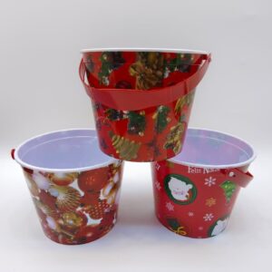 Органайзер Ведерко новогоднее 12см арт.0701-19 600тг