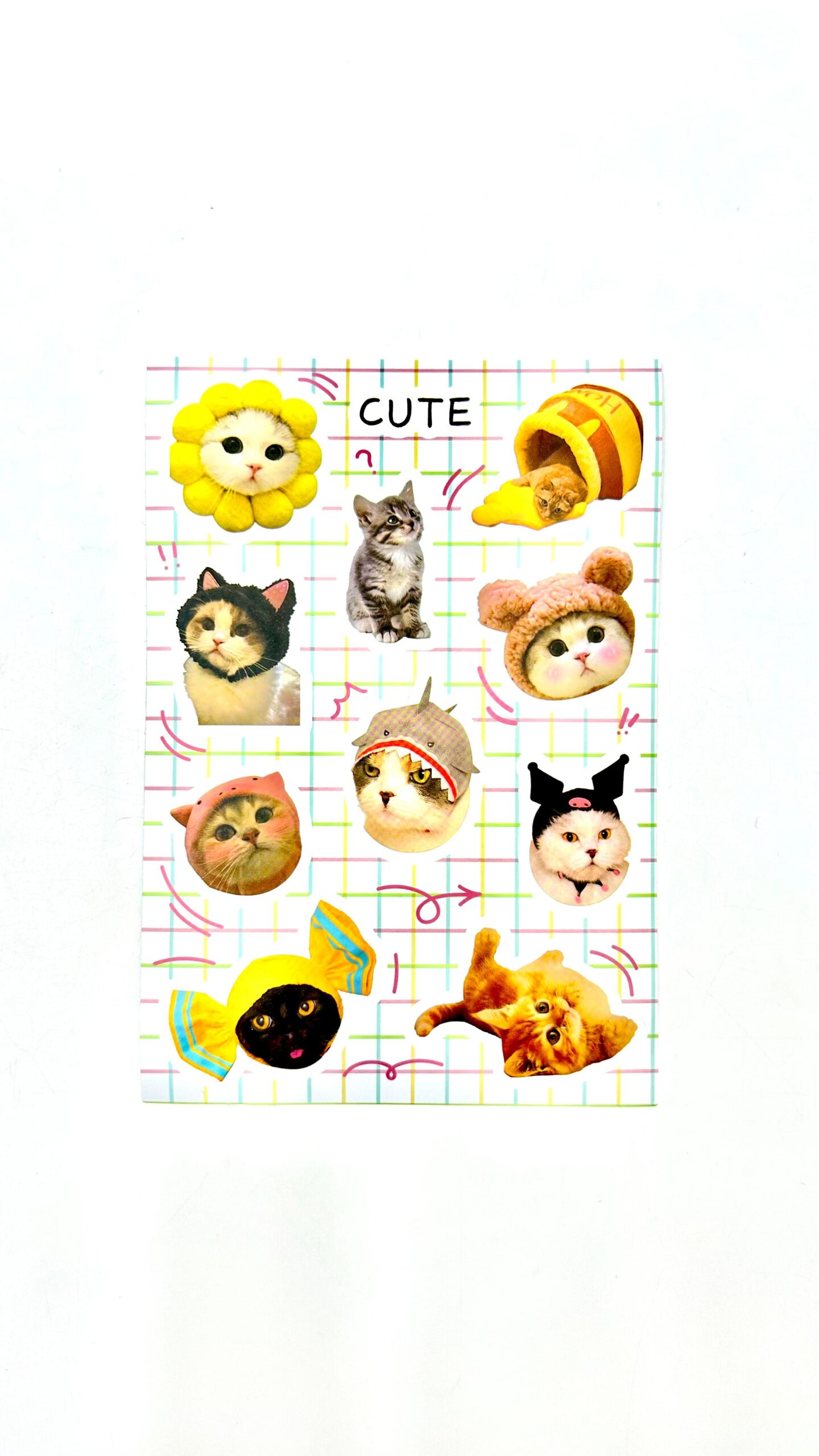 Наклейки Котики на листе А6 арт.tr405 Наклейки Котики на листе А6 арт.tr405