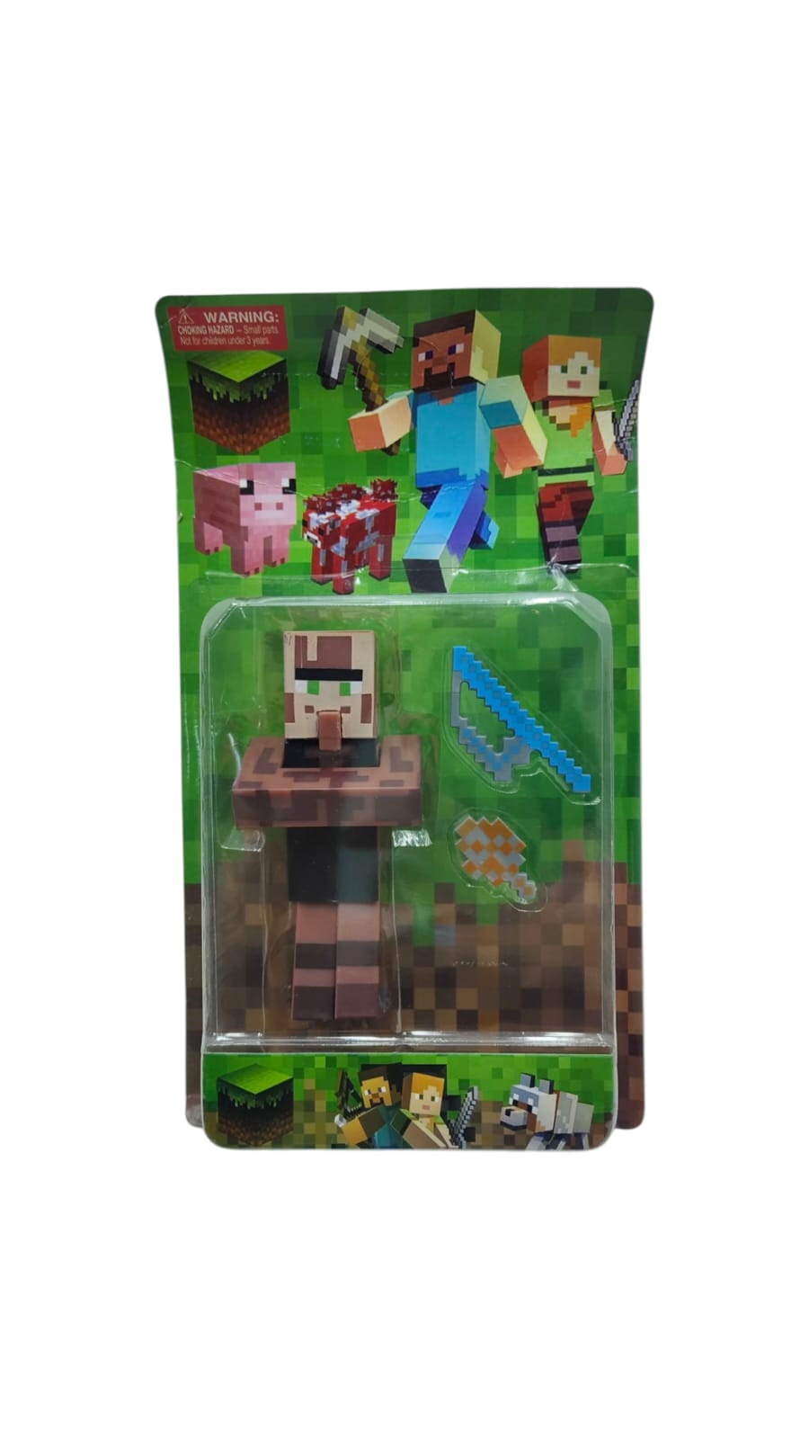 Фигурка Майнкрафт с инструментами арт.tr1408 коричневый Фигурка Майнкрафт с инструментами арт.tr1408 коричневый