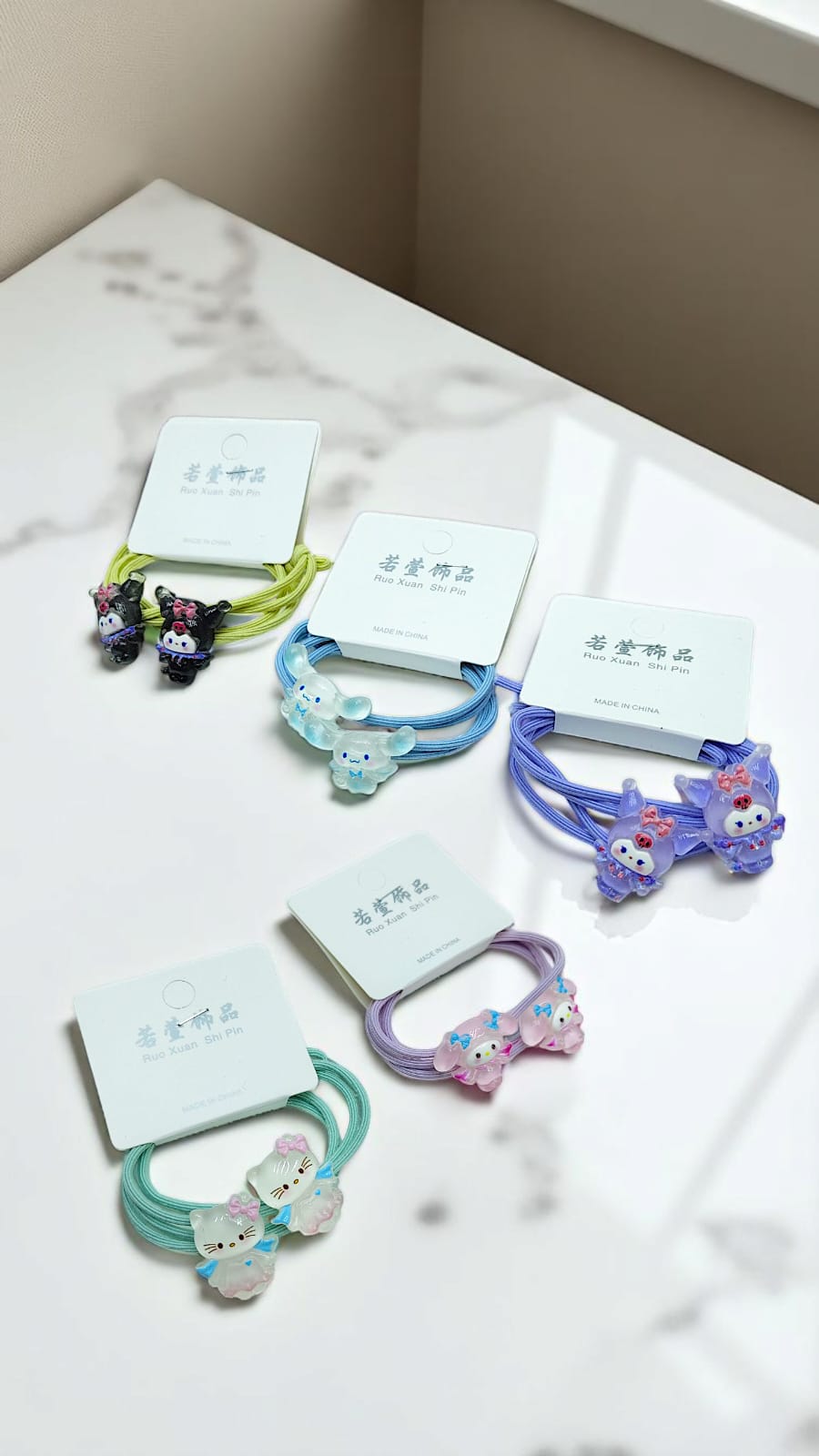 Набор резинок Sanrio уп 2шт арт.3279-35 ассорти Набор резинок Sanrio уп 2шт арт.3279-35 ассорти