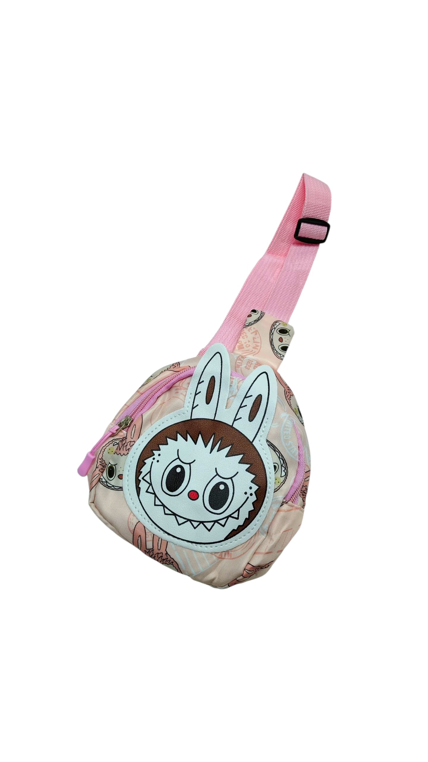 Сумка на плечо Лабубу арт.tr2038 розовая Сумка на плечо Лабубу арт.tr2038 розовая