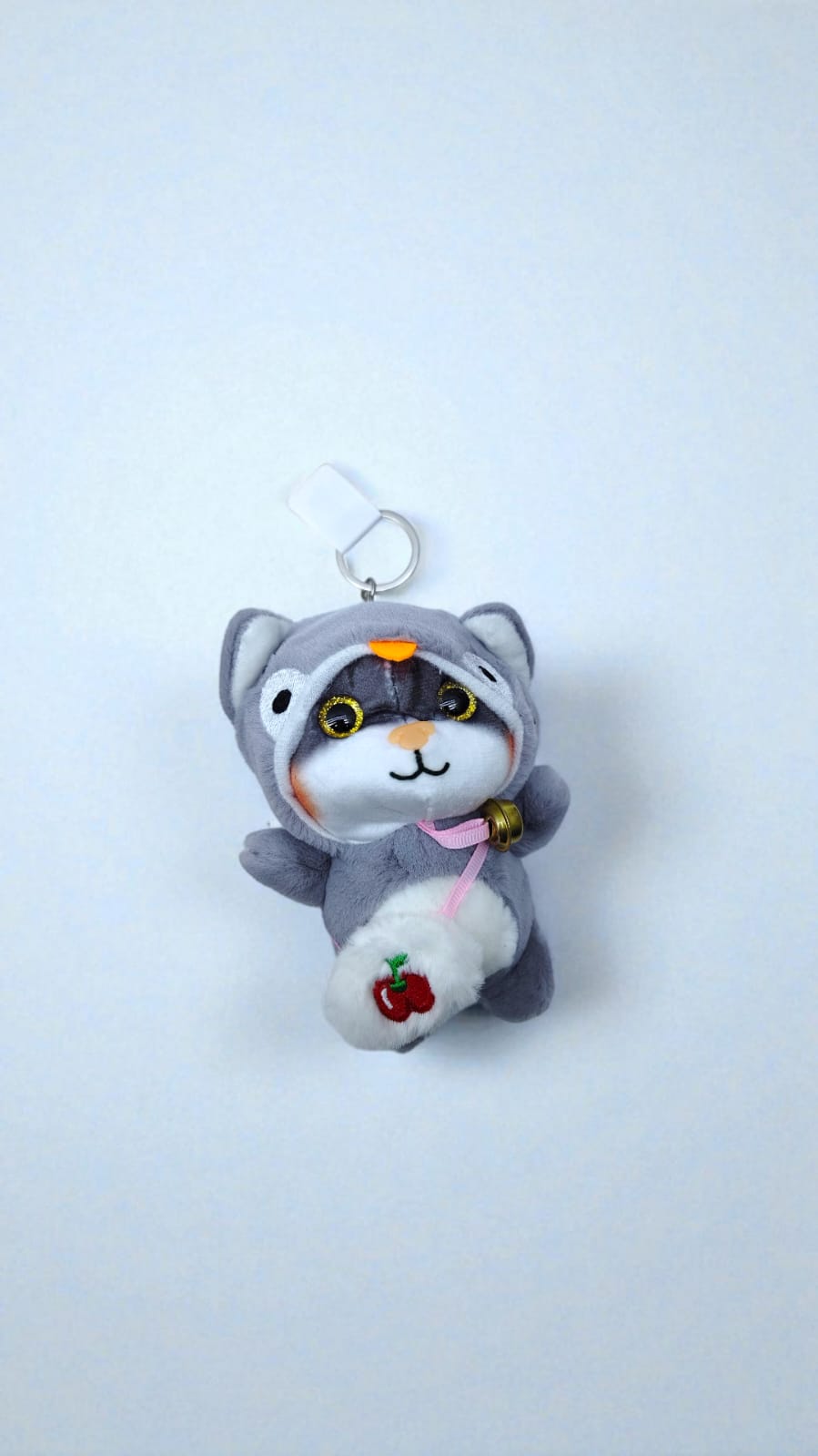 Брелок Котик в капюшоне арт.tr2612 серый Брелок Котик в капюшоне арт.tr2612 серый