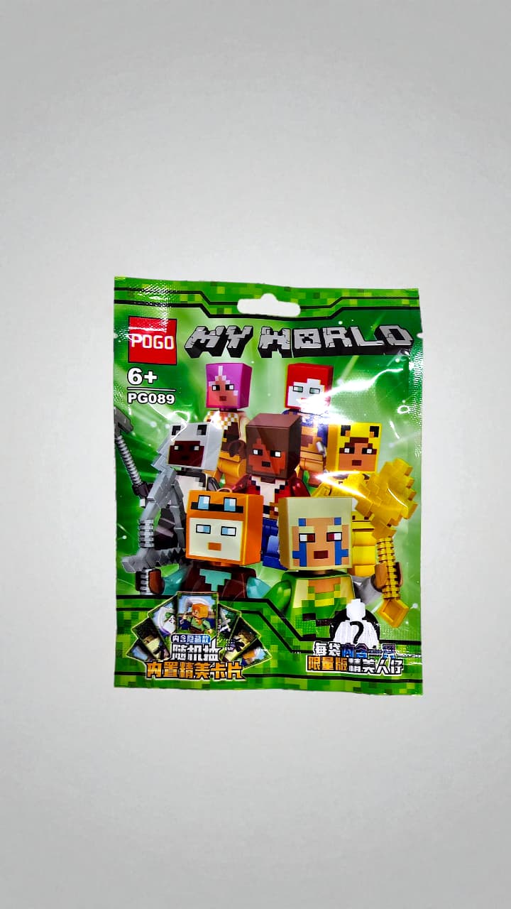 Конструктор мини Майнкрафт в пакетике арт.pg089 ассорти Конструктор мини Майнкрафт в пакетике арт.pg089 ассорти