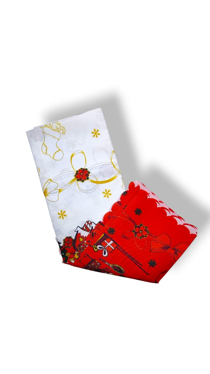 Скатерть новогодняя 150*180см тонкая 2000тг Скатерть новогодняя 150*180см тонкая 2000тг