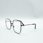 Очки нулевки квадратные черная оправа арт.6206