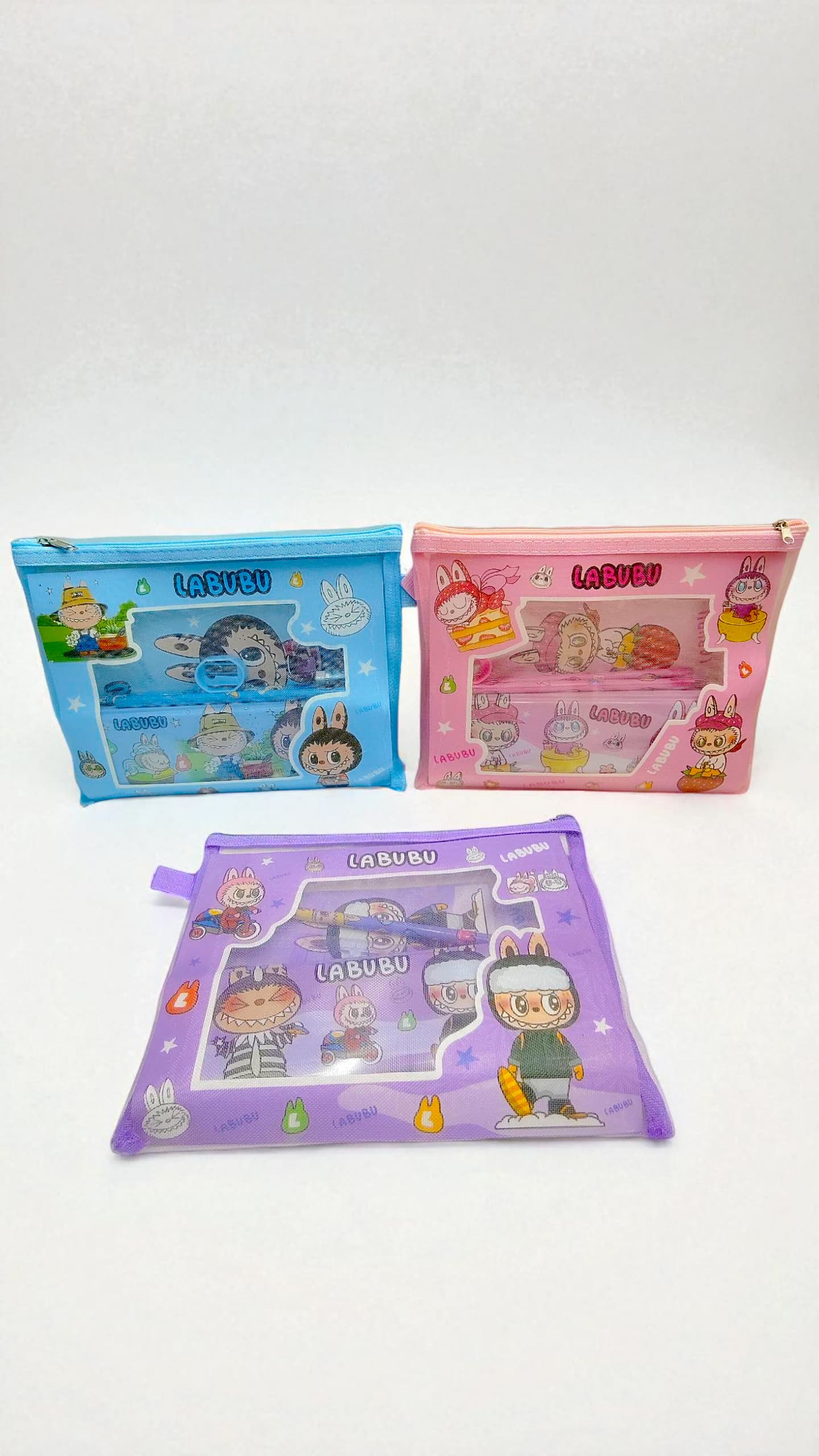 Набор канцелярский 8в1 в пенале Sanrio/Стич/Лабубу арт.6027 ассорти Набор канцелярский 8в1 в пенале Sanrio/Стич/Лабубу арт.6027 ассорти