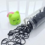 Резинки силиконовые в тубусе с зеленой крышечкой арт.tr475 черные