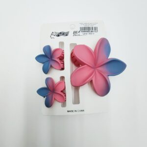 Крабик Гавайский цветок 4-8см уп 3шт арт.tr462 матовый коралово-сизый