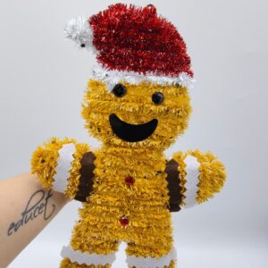 Декор новогодний Печенька с мишурой арт.6394-12 1000тг