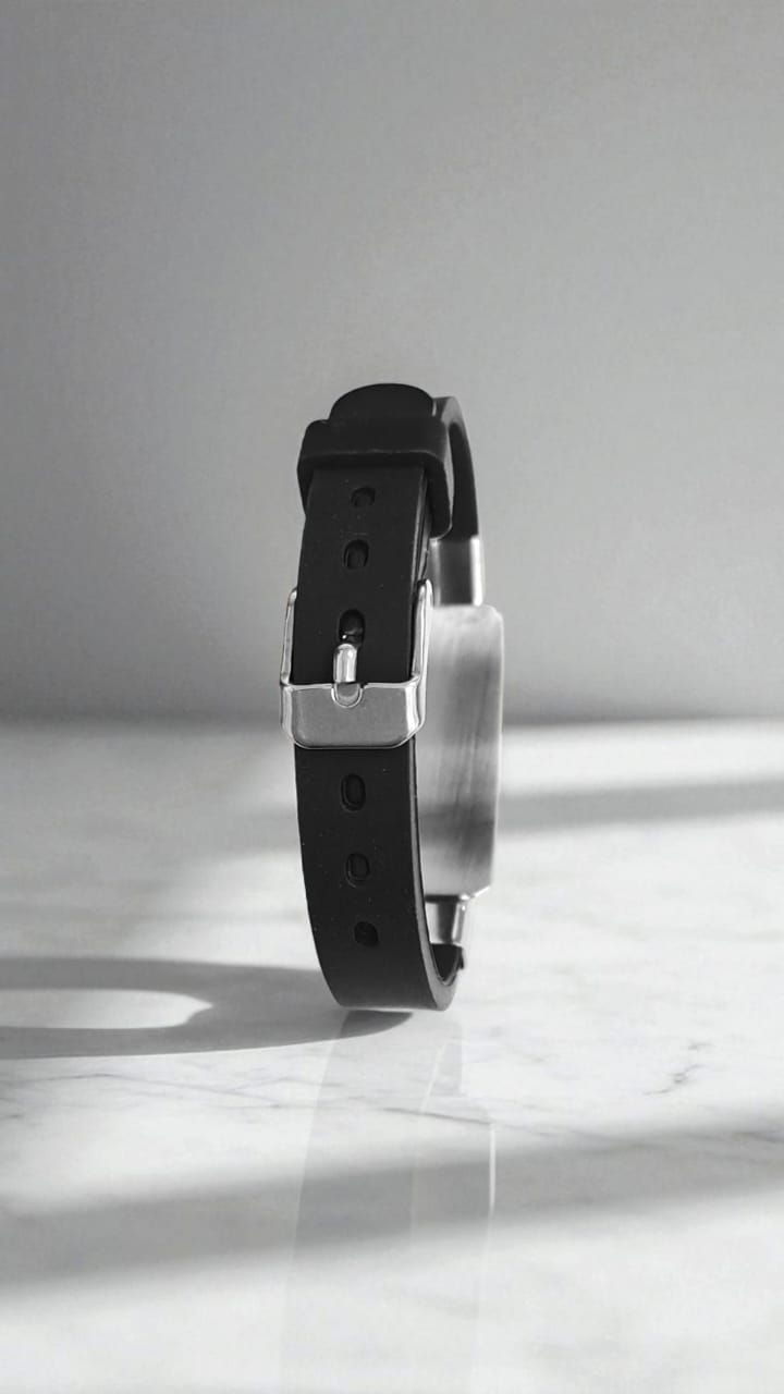 Браслет силиконовый регулируемый с металлической вставкой автограф "BTS-JIN" арт.tr2061 серебро Браслет силиконовый регулируемый с металлической вставкой автограф "BTS-JIN" арт.tr2061 серебро