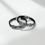 Браслеты парные кожаные King/Queen арт.tr1925 серебро