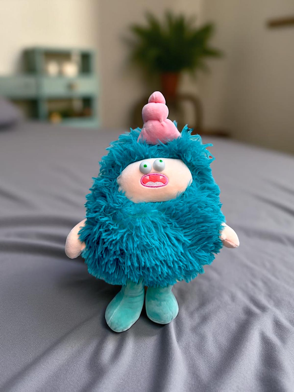 Мягкая игрушка Монстр Пушистик голубой арт.tr1553 Мягкая игрушка Монстр Пушистик голубой арт.tr1553