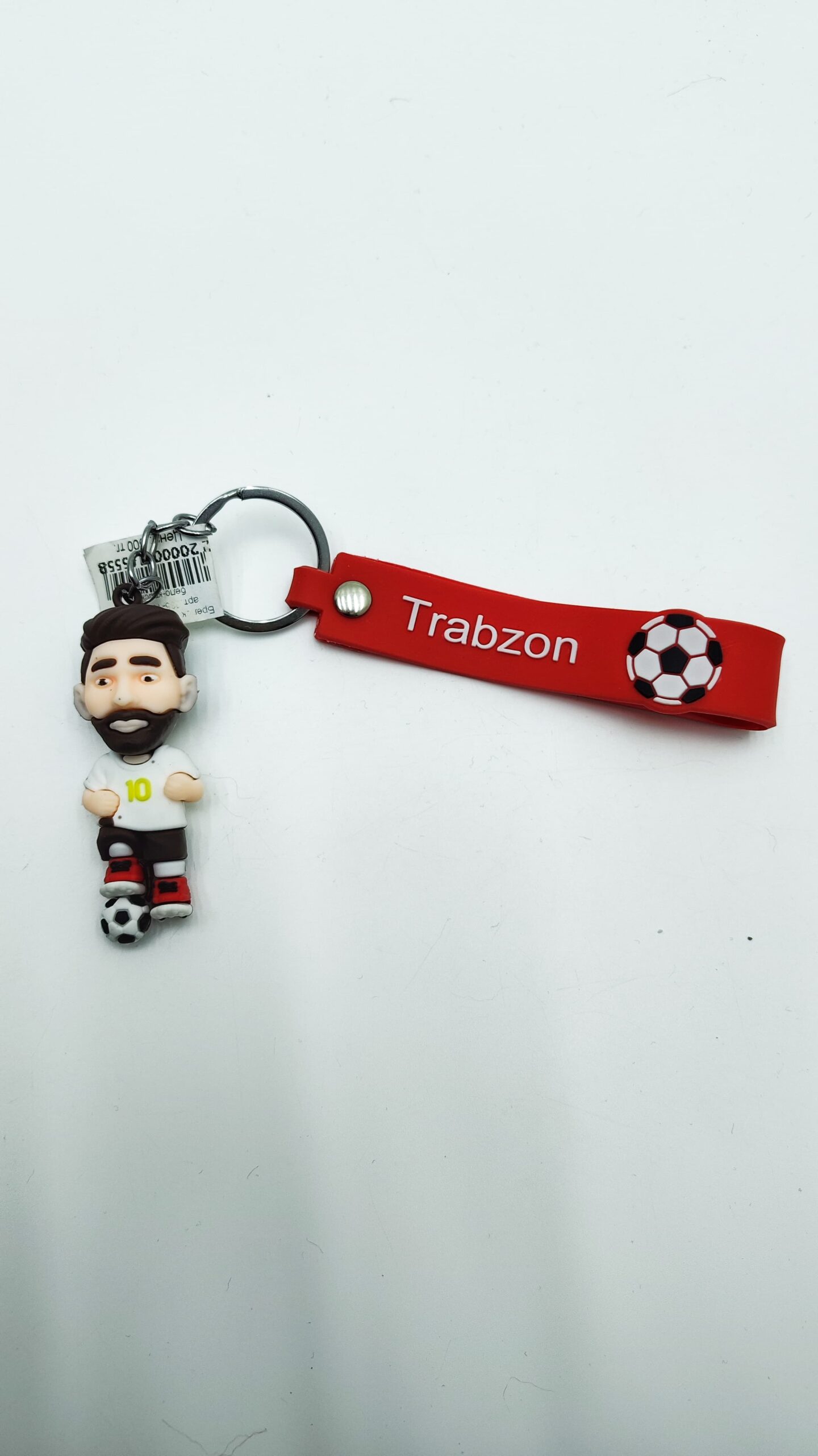 Брелок Футболист 7см арт.235-10 Месси бело-красный Брелок Футболист 7см арт.235-10 Месси бело-красный