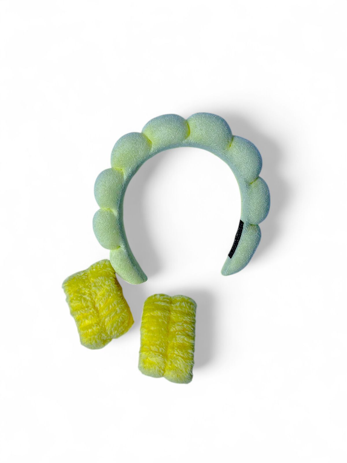 Набор для умывания ободок+нарукавники арт.n454 желтый Набор для умывания ободок+нарукавники арт.n454 желтый