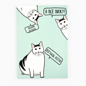 Ежедневник Погладь кота А5 80л арт.7791411