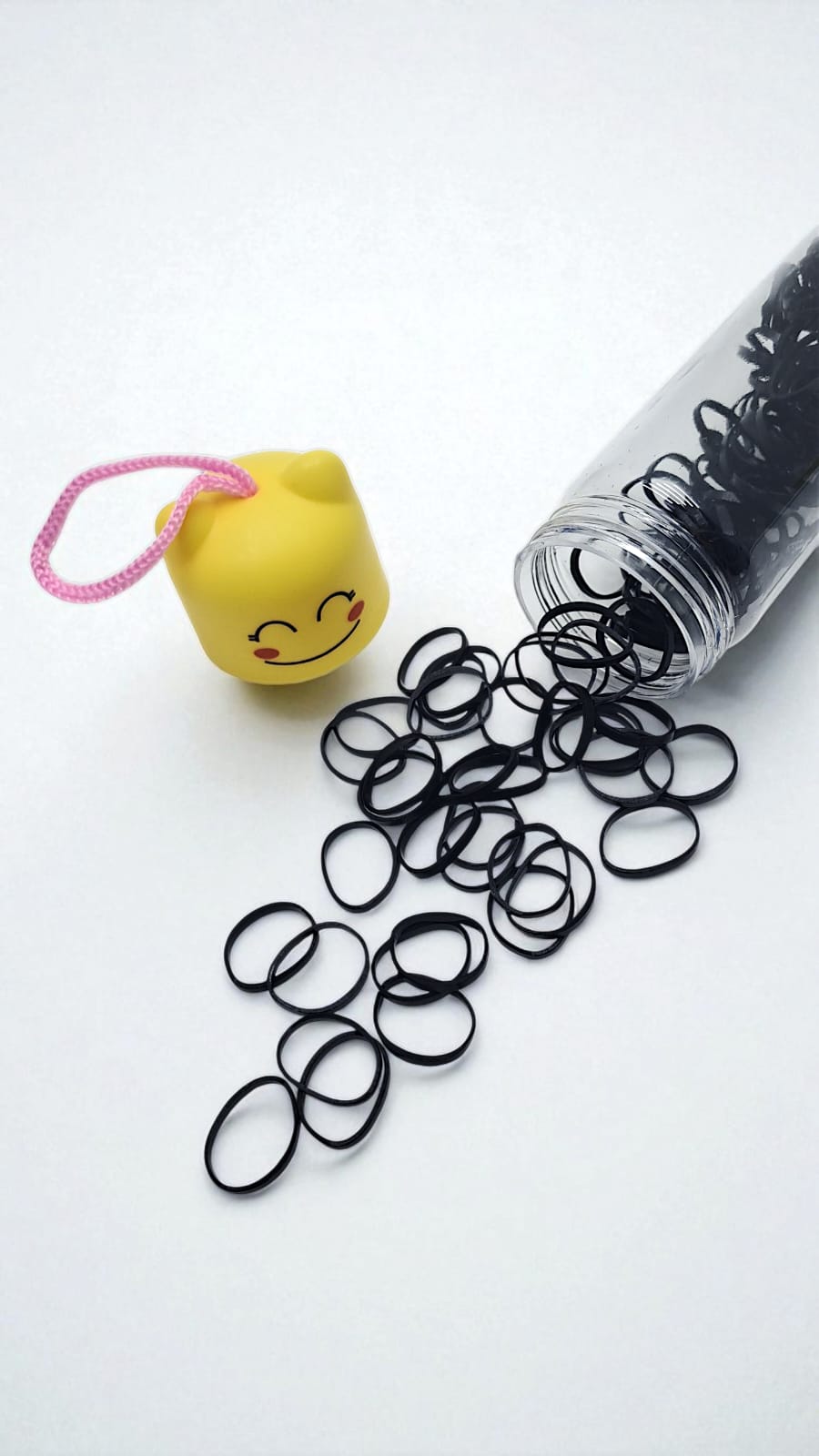 Резинки силиконовые в тубусе с желтой крышечкой арт.tr2214 черные Резинки силиконовые в тубусе с желтой крышечкой арт.tr2214 черные