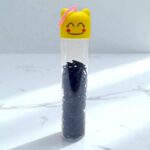 Резинки силиконовые в тубусе с желтой крышечкой арт.tr2214 черные