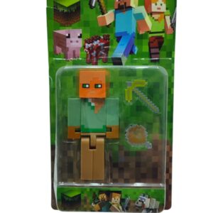Фигурка Майнкрафт с инструментами арт.tr1405 коричнево-зеленый
