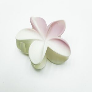 Крабик Гавайский цветок 8см арт.tr512 матовый бежево-розовый