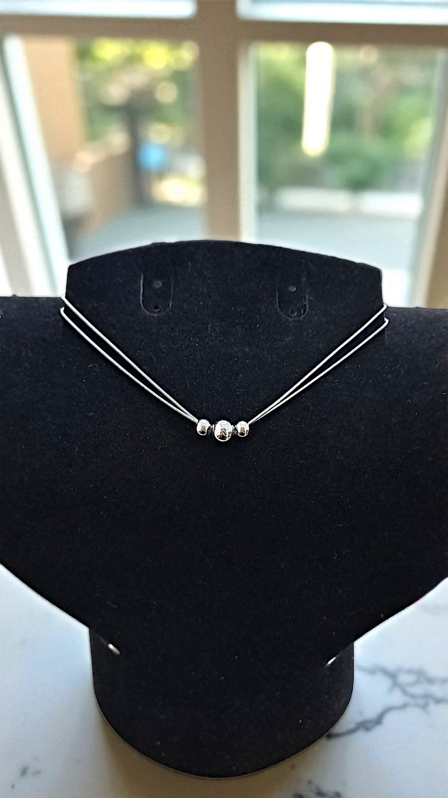 Кулон титан с подвеской шарики арт.tr2101 серебро Кулон титан с подвеской шарики арт.tr2101 серебро