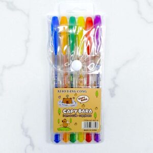 Ручки цветные Capybara 6шт арт.907-6