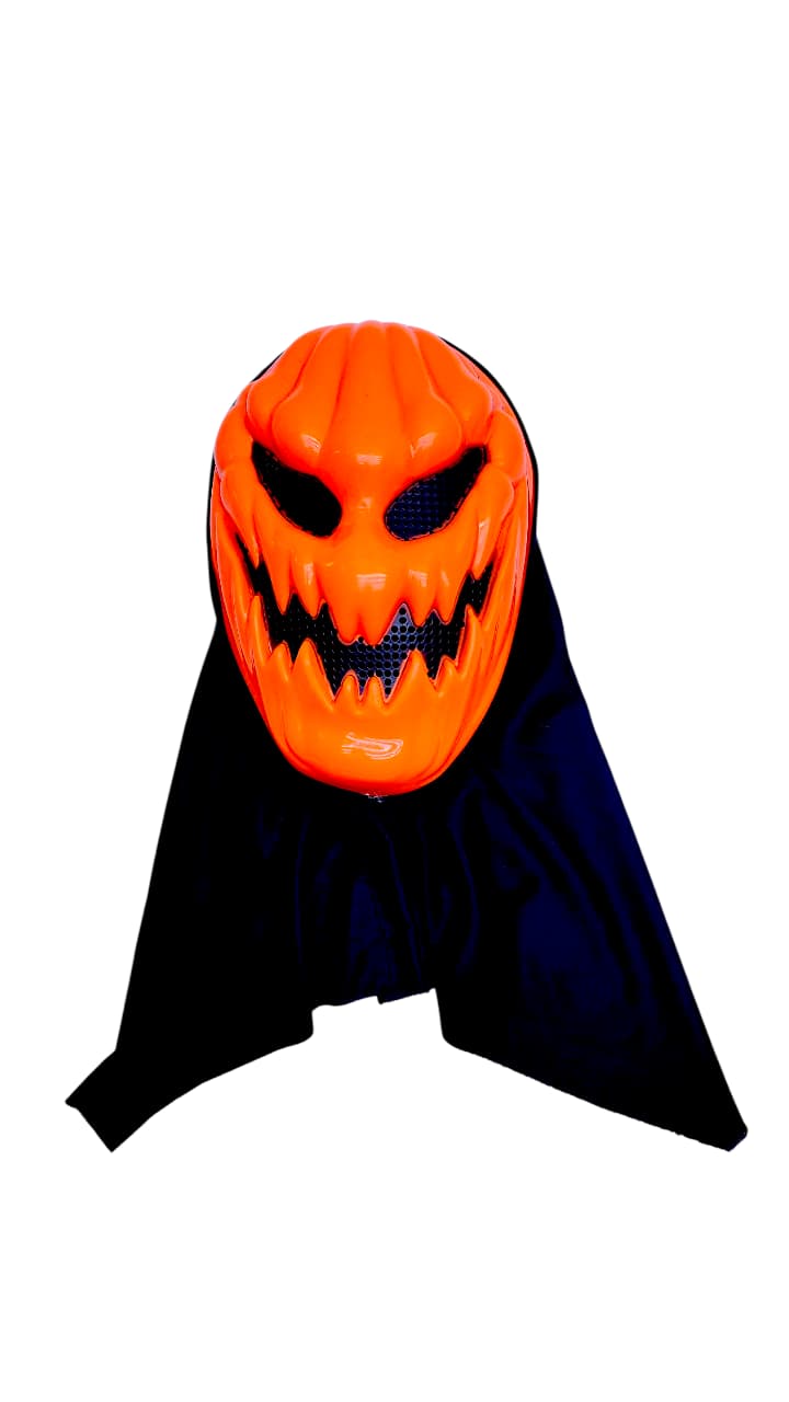 Маска Хэллоуин арт.tr3097 Тыква с накидкой на голову Маска Хэллоуин арт.tr3097 Тыква с накидкой на голову