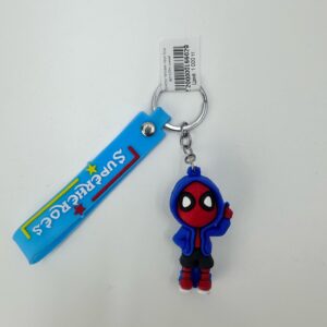 Брелок Человек паук 6см арт.b28m синий