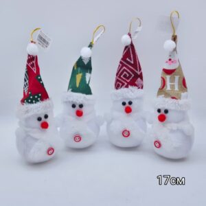 Декор новогодний Снеговик 17см арт.6372-7 600тг