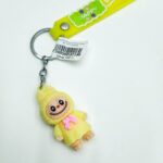 Брелок Лабубу в платье 5,5см арт.tr971 желтый