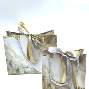 Пакет подарочный Мрамор 20*25*12см арт.tr611