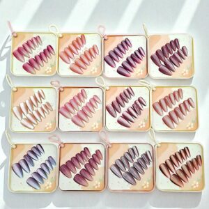 Ногти накладные кошачий глаз Sheglam Nail миндаль арт.tr2229 ассорти