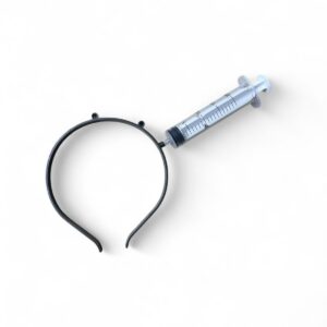 Ободок шприц в голову Хэллоуин арт.tr3145