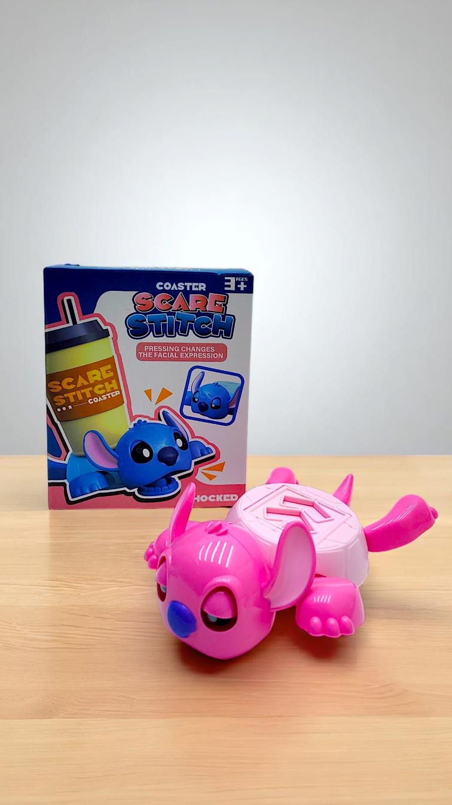 Подставка для телефона и кружки Стич арт.2873-7 розовая Подставка для телефона и кружки Стич арт.2873-7 розовая