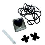 Чехол для зарядки Сердце арт.tr1907 черное