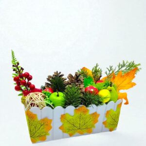 Осенняя композиция в кашпо 19*14см арт.tr2493