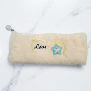 Пенал мех бирюзовая Звездочка Love арт.a-725 желтый