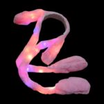 Ободок мех Зайка светящийся арт.tr3177 розовый