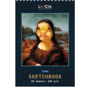 Скетчбук А5 Hatber МонаУтка 32л 160гр арт.31854