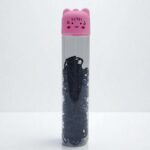 Резинки силиконовые в тубусе с розовой крышечкой арт.tr2215 черные