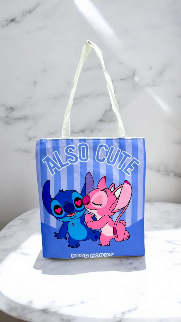 Шопер Стич арт.tr1502 сиреневый Шопер Стич арт.tr1502 сиреневый