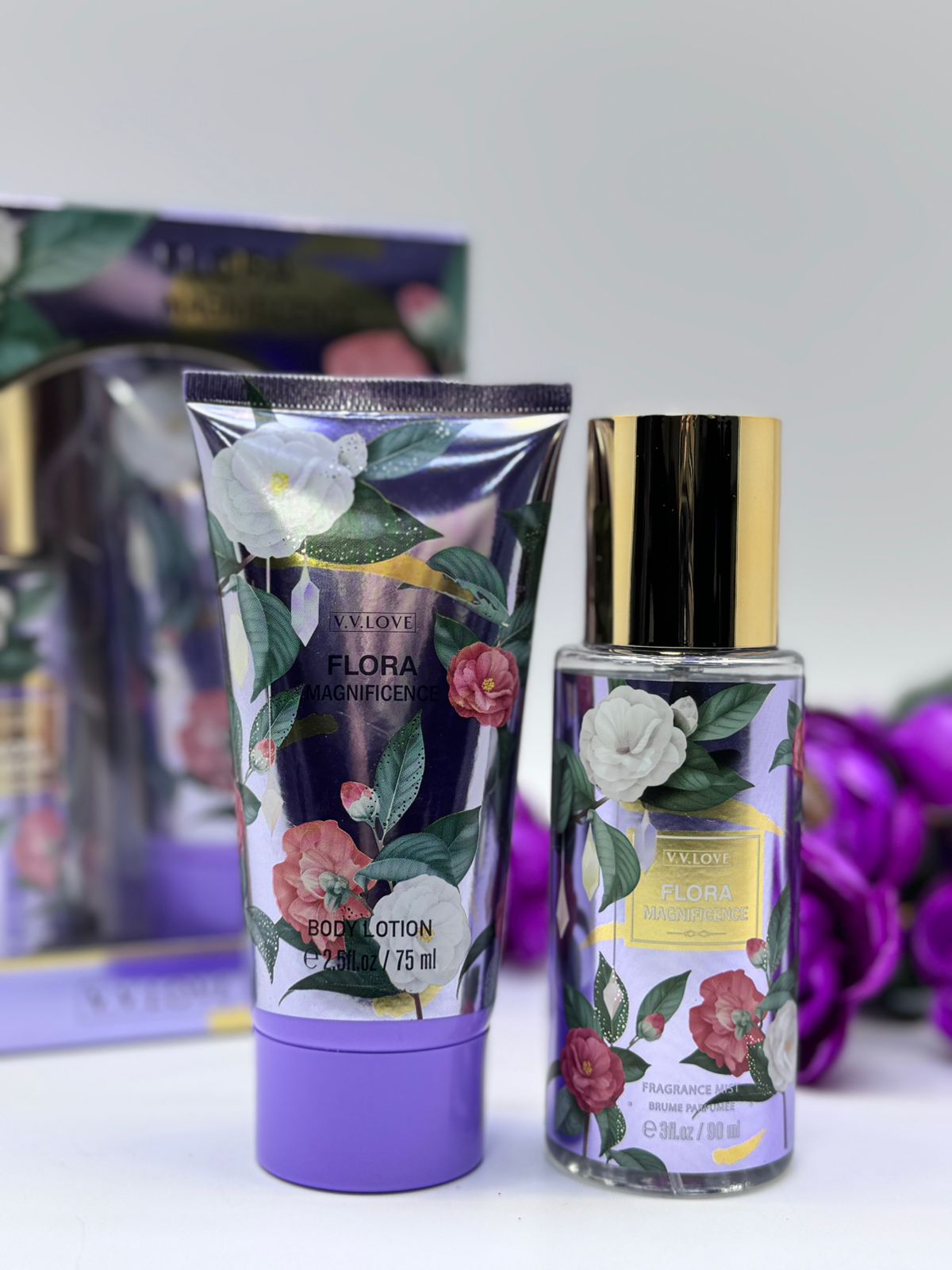 Косметический набор 2в1 V.V.Love Flora Magnificence арт.vl9059-99 Косметический набор 2в1 V.V.Love Flora Magnificence арт.vl9059-99