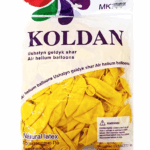 Шары упаковка 100шт однотонные Koldan 12д арт.tr1058 желтый