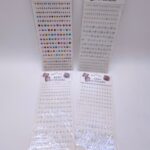 Стразы на самоклейке для лица 500тг