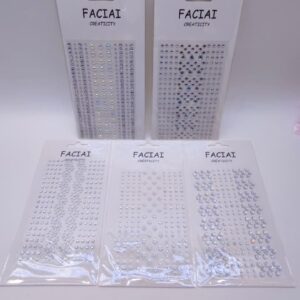 Стразы на самоклейке для лица 500тг