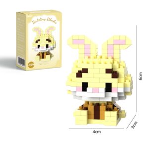 Конструктор Buliding Blocks арт.a09 зайка желтый